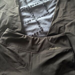 Eddie Bauer Charcoal Black Leggings